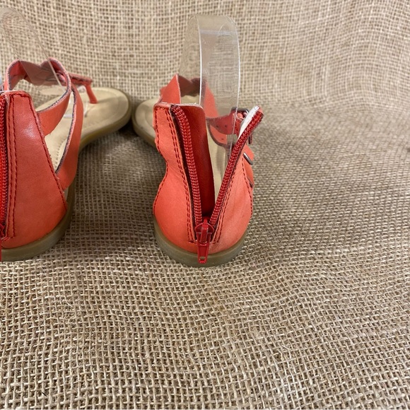 Lucky Brand Sandals Thong Flats Zip Size 8 - Picture 10 of 10